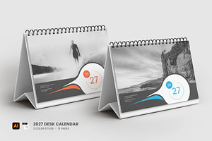2027 Desk calendar