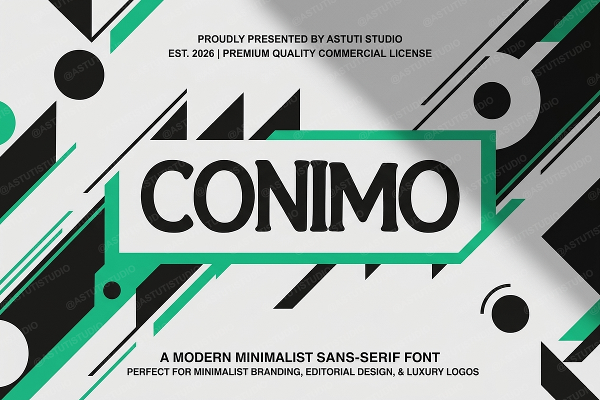Conimo | A Refined Modern Serif Type, a Serif Font by Astuti Studio (Photo 2 of 23)