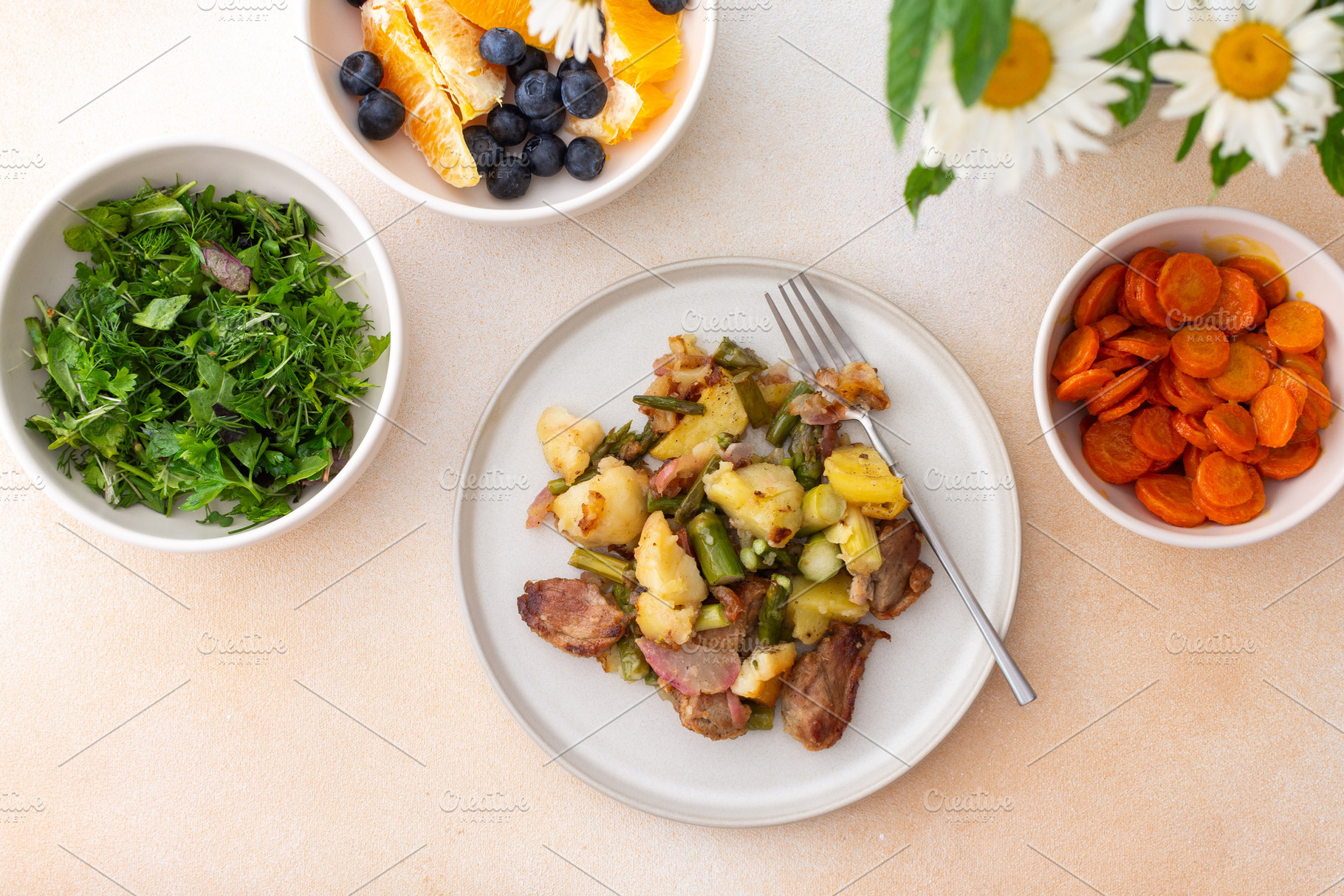 Stewed duck fillet with potatoes, a Food & Drink Photo by Pundateam