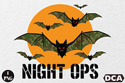 Camo Bats Halloween Sublimation, an Illustration by DreamCafeArt (Thumbnail 1 of 6)