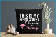 Human Costume Flamingo SVG, an Object Graphic by Creativeusart (Thumbnail 4 of 4)
