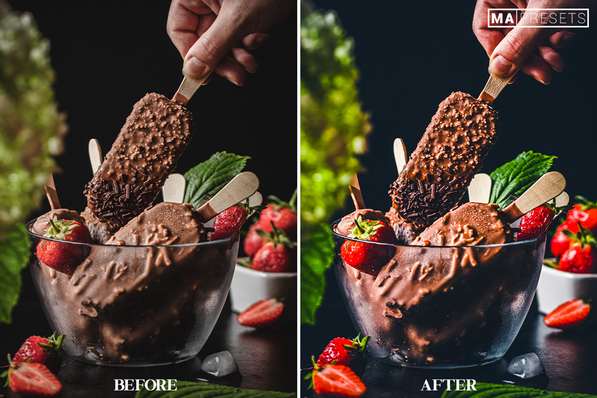10 DARK FOOD Lightroom Presets, a Preset Add-On by MaPresets (Photo 7 of 14)