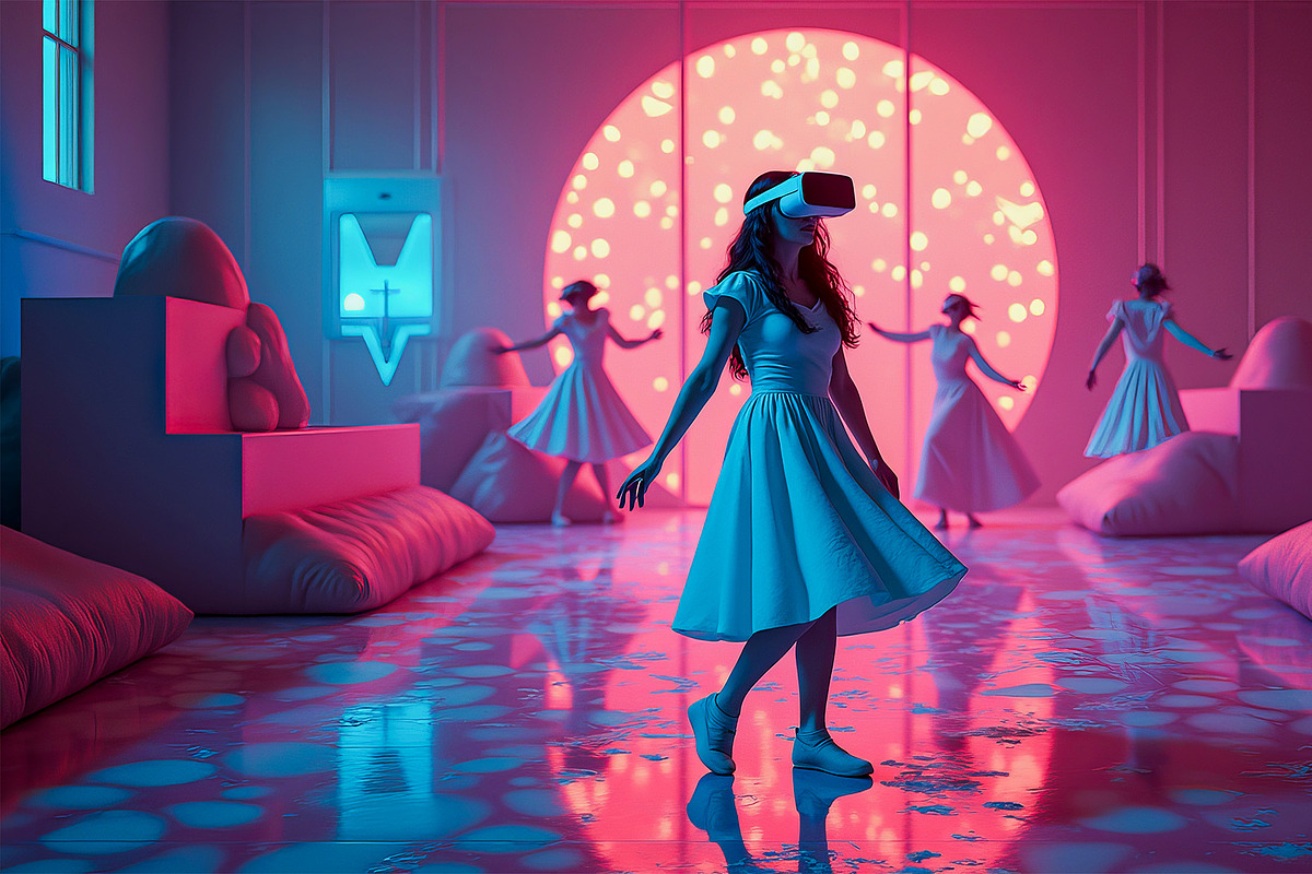 Futuristic VR & Metaverse Photos, a Technology Illustration by StockVerse Creative (Photo 3 of 4)