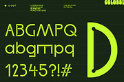 c-dot display typeface, a Sans Serif Font by Colosse Foundry (Thumbnail 2 of 8)