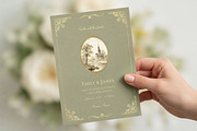 Church Venue Wedding Invitation, an Invitation Template by by creative paper (Thumbnail 4 of 5)