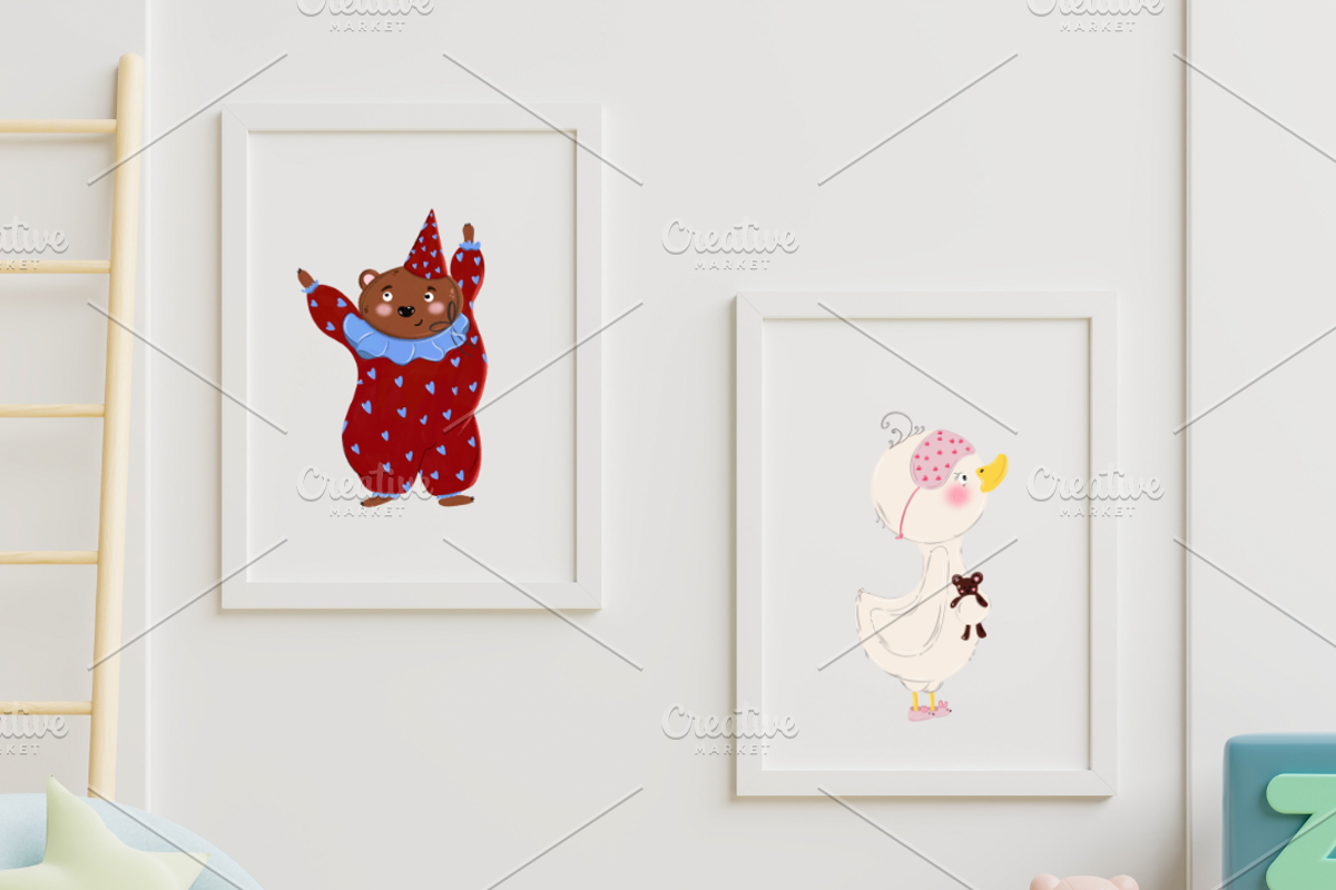 Cute Animal Clipart Collection, an Animal Illustration by Oleksandra Illustrates (Photo 11 of 13)