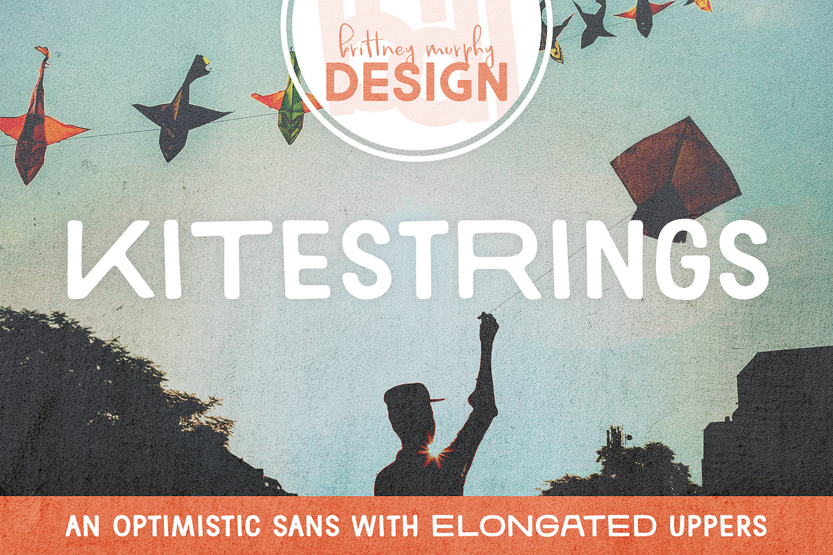 Kitestrings Font Family, a Sans Serif Font by Brittney Murphy Design (Photo 1 of 4)