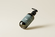 Dark Green Pump Bottle Mockups, a Packaging Mockup by MockupFree.Net (Thumbnail 7 of 8)