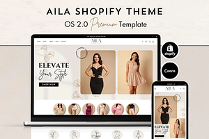 Aila Shopify Theme, Fashion Boutique, a Templates & Theme by Elite Luster