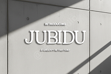 Jubidu - A Refined Modern Serif for