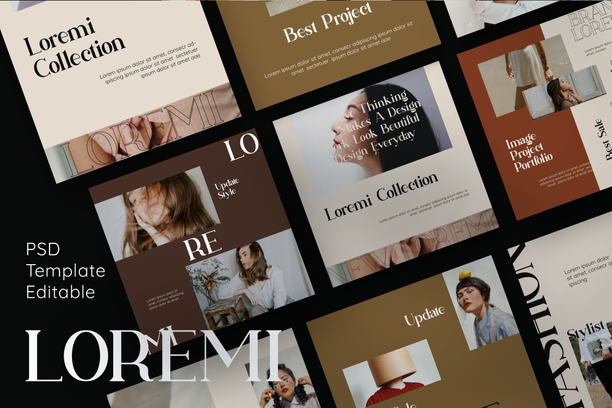 LOREMI Instagram Template, a Social Media Template by Inkofert (Photo 12 of 12)