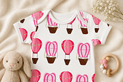 Hot Air Ballons Seamless Pattern, a Decorative Illustration by Oleksandra Illustrates (Thumbnail 9 of 12)