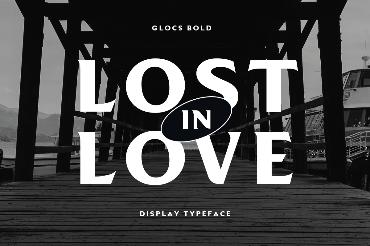 Vintage Font - Glocs, a Sans Serif Font by Yukita Creative (Photo 9 of 17)
