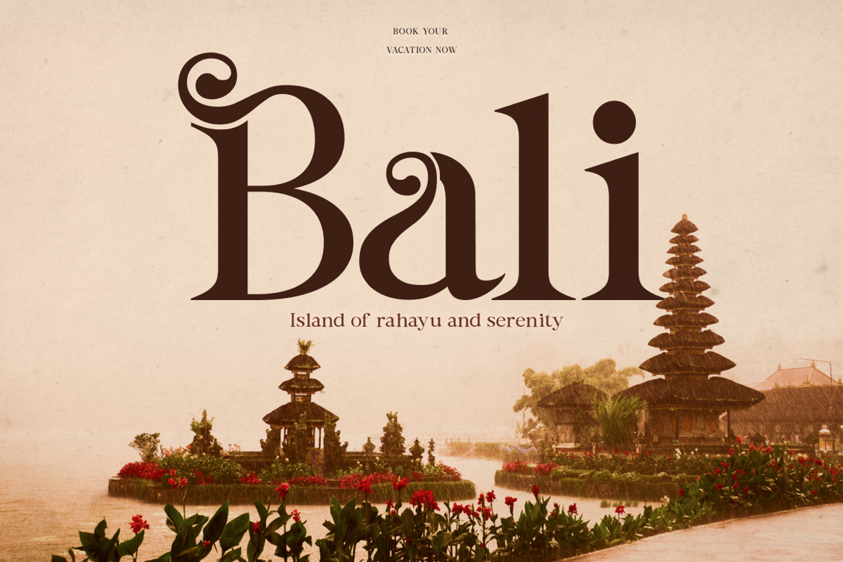 Bornatte Modern Ornament Serif Font, a Serif Font by Rasio Studio (Photo 5 of 10)
