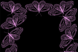 Abstract Butterfly Background