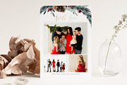 Merry Christmas Photo Card PSD, a Card Template by By Stephanie Design (Thumbnail 3 of 7)