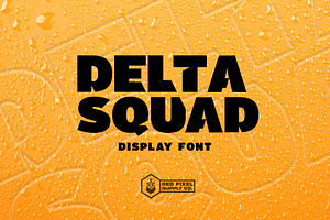 Delta Squad Display Font