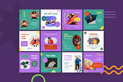 Playful Healthy 2in1 Canva Template, a Social Media Template by Brandearth RRGraph (Thumbnail 4 of 8)