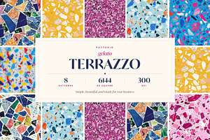 Gelato Terrazzo Patterns