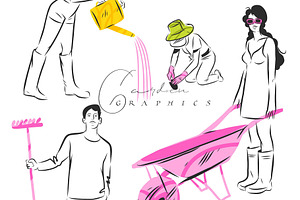 Garden graphics, a Person Illustration by Anastasy_helter