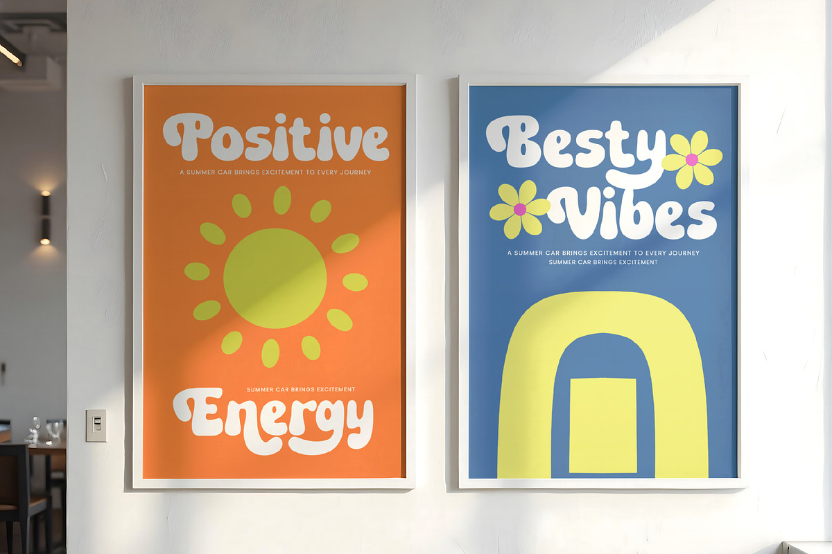 Queen Wosha Groovy Display Font, a Serif Font by timelesstype.co (Photo 3 of 20)