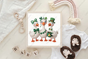 Crochet St Patrick’s Day Silly Goose, an Illustration by CraftArtStudio (Thumbnail 4 of 4)