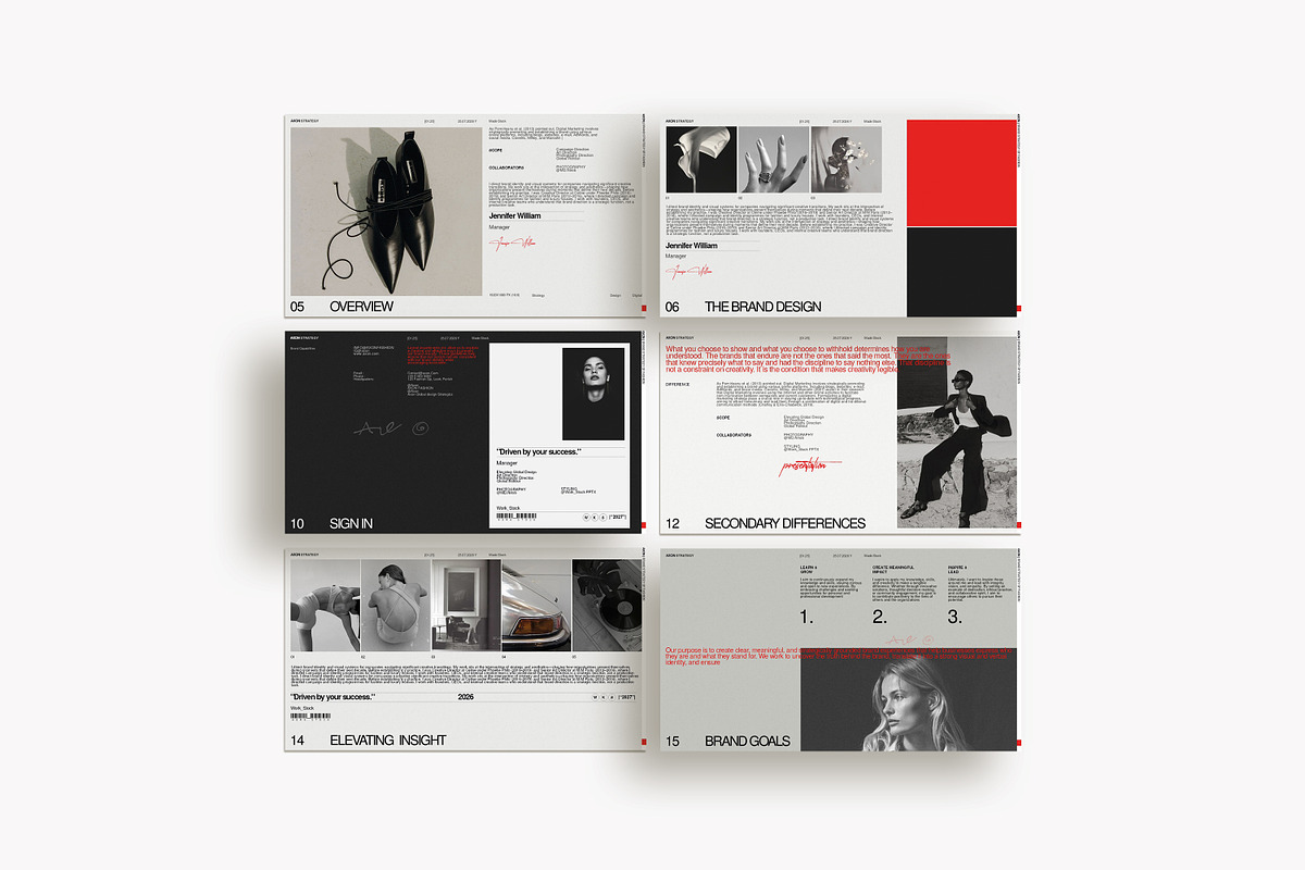 AXON | Brand Strategy Template, a Presentation Template by Work_Stock (Photo 3 of 10)