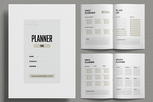 Planner Template Layout, a Stationery Template by ContestDesign