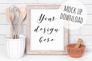Rustic Frame Mockup Photo Bundle, a Print Template by Pixomize (Thumbnail 8 of 9)