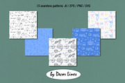 Back To School Doodles With Bows, an Education Illustration by Decor Lines (Thumbnail 15 of 16)