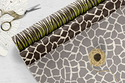 Wild Animal Prints Set Coffe & Lime, a Pattern Graphic by Oksana Dovhopol Art (Thumbnail 4 of 19)