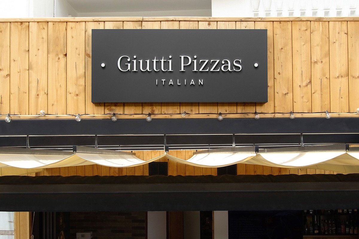 Logo Mockup Wooden Facade 3D Sign, an Advertising Mockup by Asylab (Photo 2 of 5)
