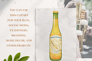 Beer Clipart PNG Set, a Food Illustration by Mespilia (Thumbnail 4 of 5)