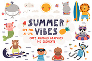 Cute Little Animals Bundle, an Animal Illustration by sceptical cactus (Thumbnail 6 of 12)