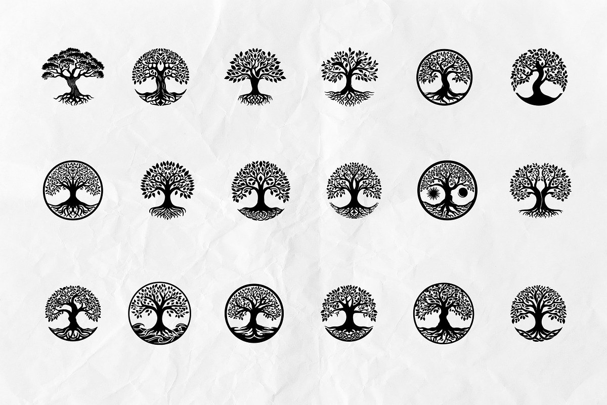 Tree of Life SVG Bundle, an Object Graphic by Dervik Art Store (Photo 3 of 6)