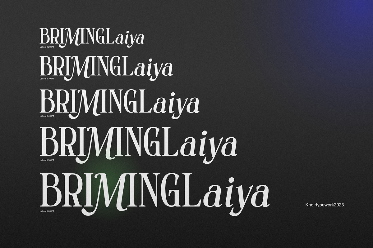 Lakony - Serif Font Combinations, a Serif Font by Khoir (Photo 2 of 9)