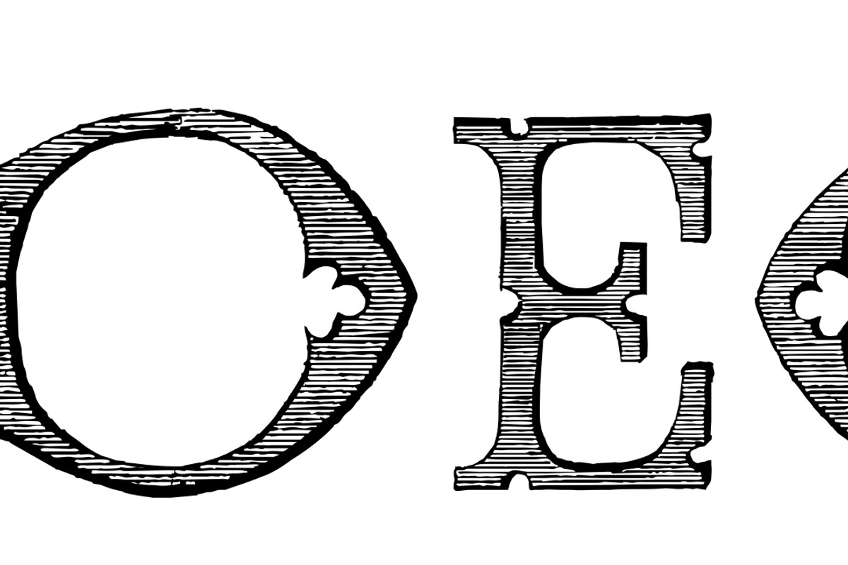 Victorian Alphabets PACK 19 FONTS !!, a Blackletter Font by Intellecta Design (Photo 2 of 48)