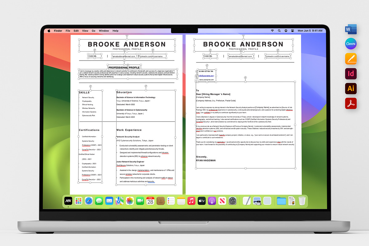 Professional Job Resume, a Resume Template by Nur Designer (Photo 4 of 4)