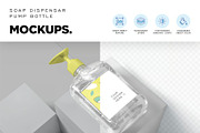 Rectangle Soap Pump Bottle Mockups, a Product Mockup by megostudi0 (Thumbnail 6 of 6)
