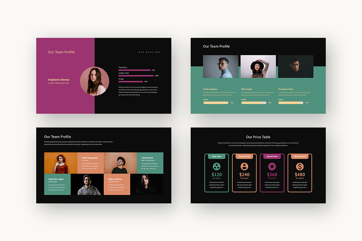 Quma : Entertainment Powerpoint, a Presentation Template by Punkl Camp (Photo 12 of 16)