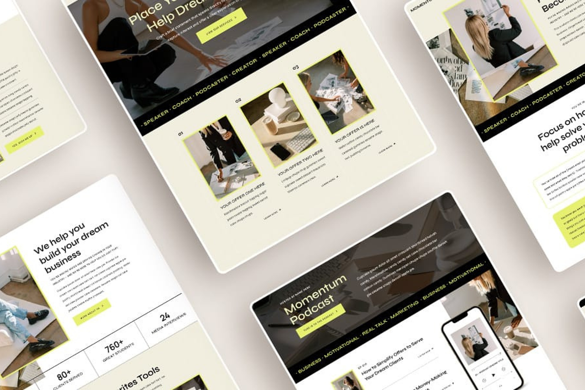Momentum Elementor WordPress Theme, a WordPress Template by Bluchic (Photo 3 of 6)