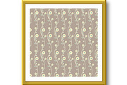 Floral Seamless Vector Pattern, a Decorative Illustration by FineArtStudio (Thumbnail 3 of 3)