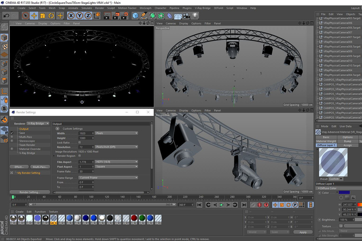 Circle Square Truss 700cm-StageLight, a Templates & Theme by akerStudio (Photo 19 of 21)