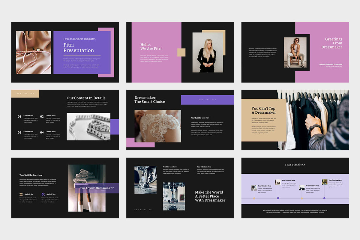 Fitri : Fashion Google Slides, a Presentation Template by Punkl Camp (Photo 6 of 9)