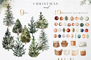 Christmas mood - watercolor set, a Seasonal Illustration by Youksy (Thumbnail 9 of 20)