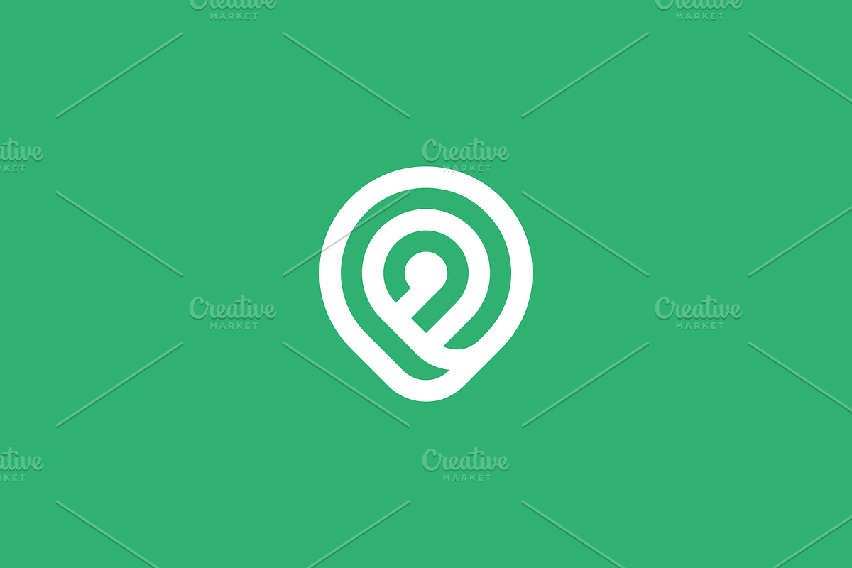 Letter A Pin Logo Templates, a Branding & Logo Template by ganuDESIGN (Photo 3 of 3)