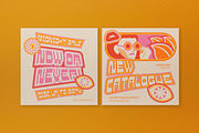 Pink Retro Fashion Sale Banner, an UI Kit Template by graphicook (Thumbnail 4 of 5)