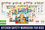 Kitchen Safety Workbook for Kids, a Stationery Template by Designmela01 (Thumbnail 1 of 5)