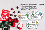 Love Yourself Stickers, a Healthcare Illustration by Le.nart (Thumbnail 4 of 4)