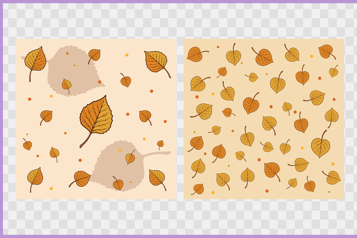 Autumn Fall Seamless Pattern Set, a Pattern Graphic by Gfx Expert Team (Photo 4 of 5)